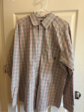 Ariat Multicolor Check Long-Sleeve Button-Down Shirt XL